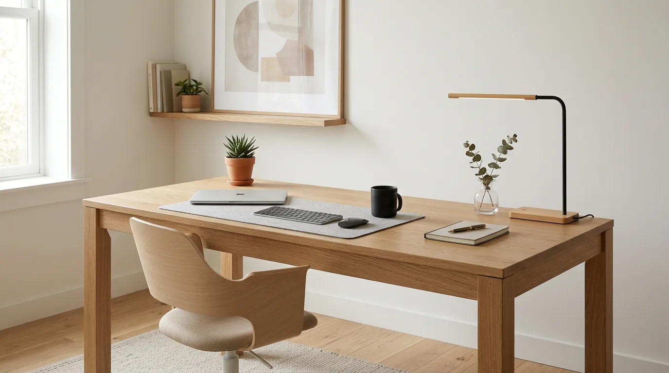 Keep the lines and proportions in harmony inspiration for a Japandi home interior.